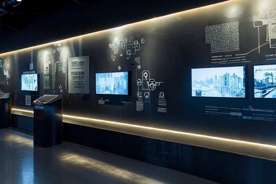 展廳設(shè)計(jì)，展廳設(shè)計(jì)效果圖，九來九往展廳設(shè)計(jì)公司