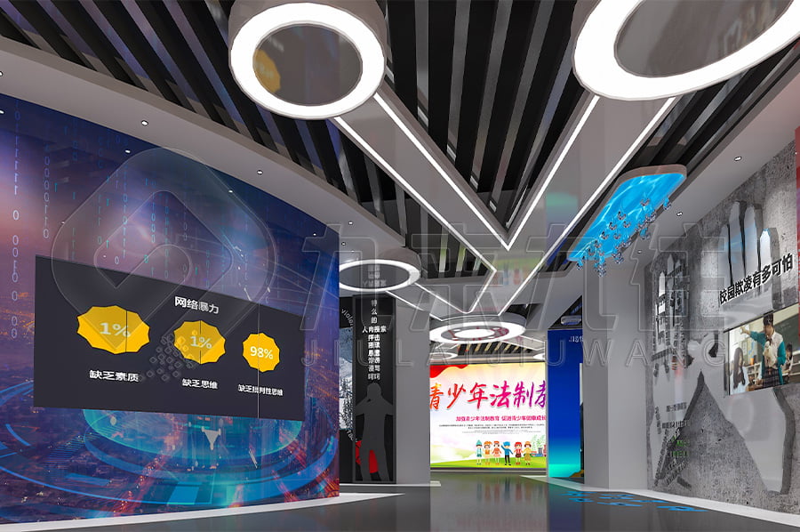 法制展館，法治文化教育展館方案策劃公司，政法委法治教育展館設(shè)計圖片