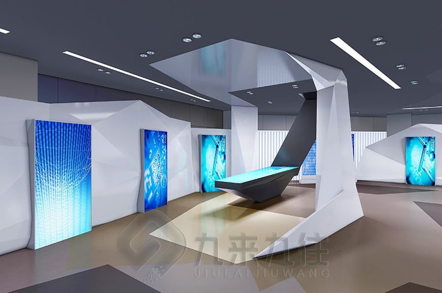 智慧國(guó)企文化展廳設(shè)計(jì),數(shù)字化展覽館建設(shè)方案,九來(lái)九往多媒體展覽館設(shè)計(jì)公司