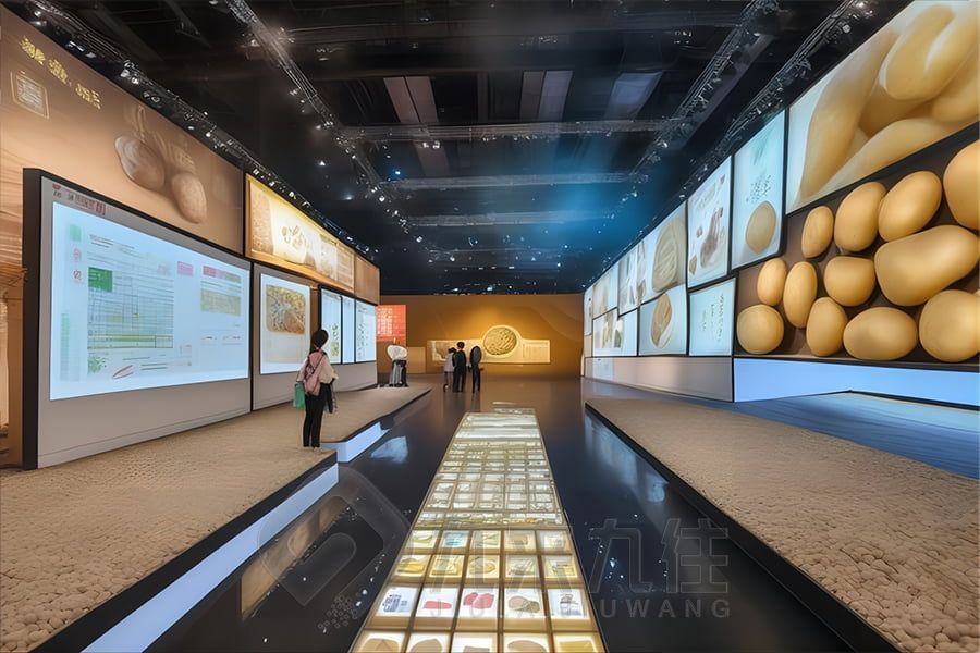 高科技農林牧漁科普館設計,互動科普展館施工方案,九來九往數字化展覽館建設計公司